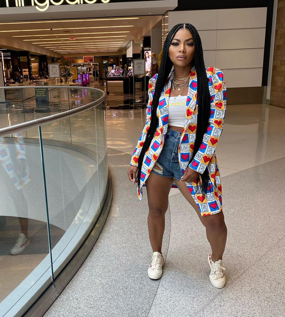 Love Letter Printed Shirt Suit Jacket