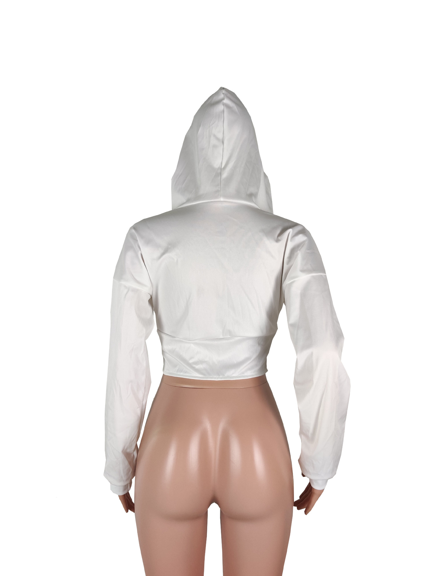 New Autumn And Winter Zipper Waistband Hoodie Jacket