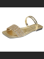 New Rhinestone Sequin One-Strap Two-Way Wear Sandals
