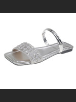 New Rhinestone Sequin One-Strap Two-Way Wear Sandals