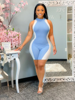 New Spring And Summer Patchwork Slim Jumpsuit