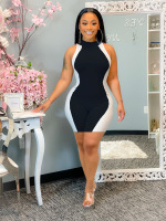 New Spring And Summer Patchwork Slim Jumpsuit