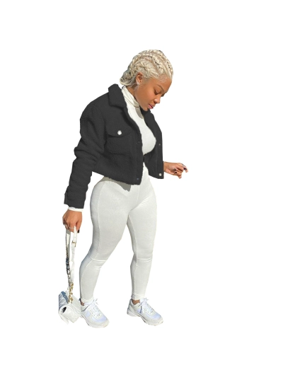 Plush Solid Color Autumn And Winter New Jacket 02