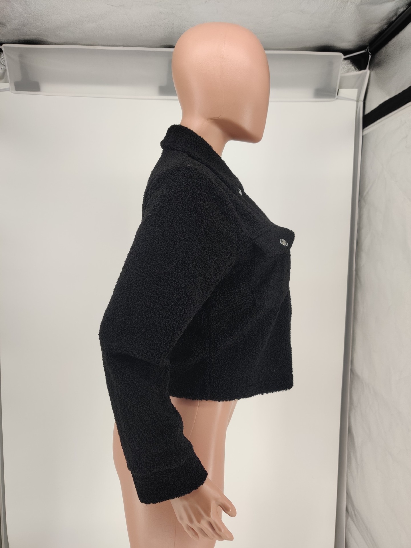 Plush Solid Color Autumn And Winter New Jacket