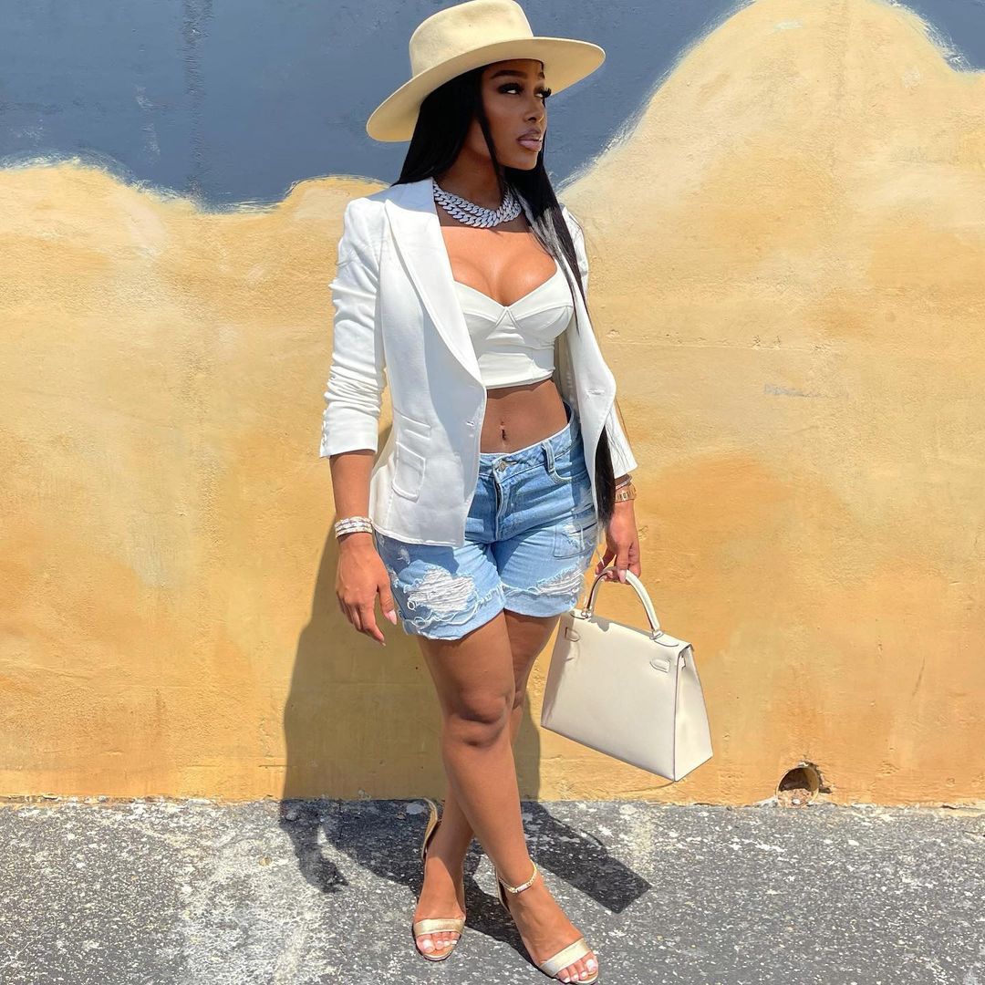 Solid Color Pocket Button Suit Jacket