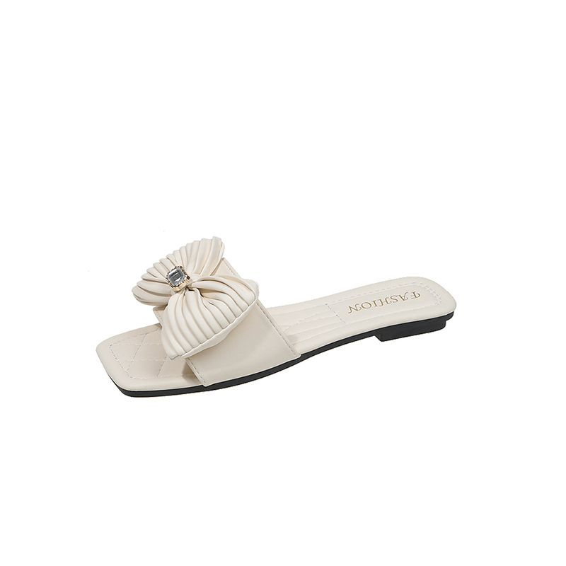 Summer New Bow One-Strap Versatile Fashion Slides for Women