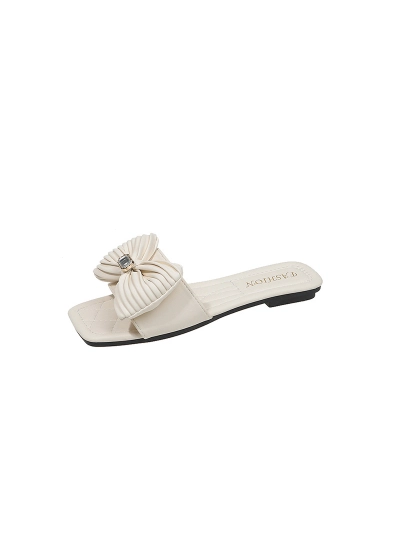 Summer New Bow One-Strap Versatile Fashion Slides for Women 02