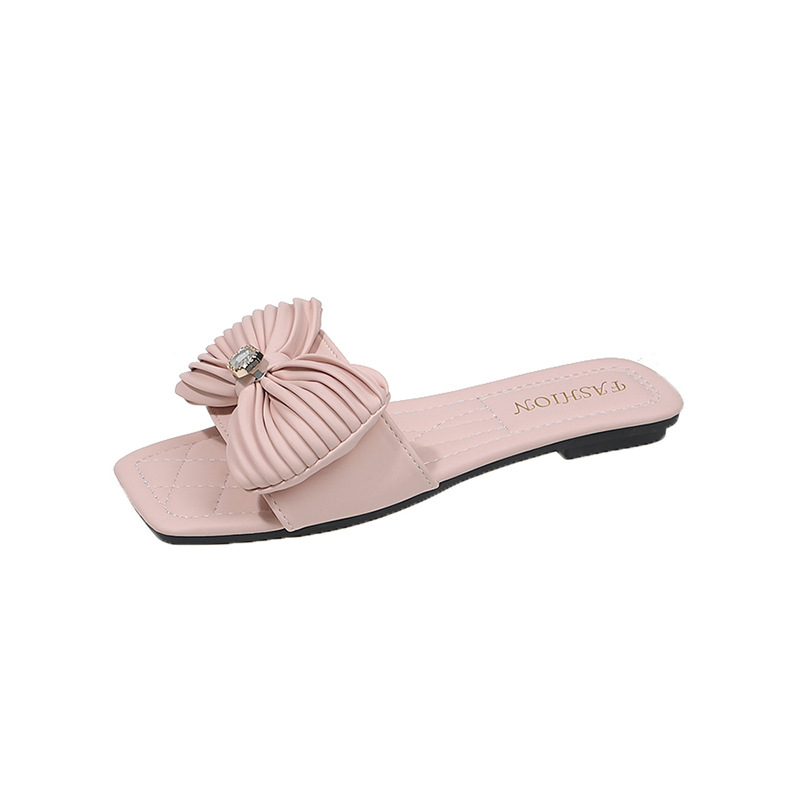 Summer New Bow One-Strap Versatile Fashion Slides for Women