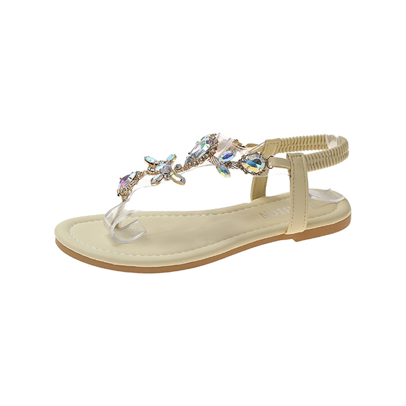 Summer New Large Size Toe-Strap Beach Sandals
