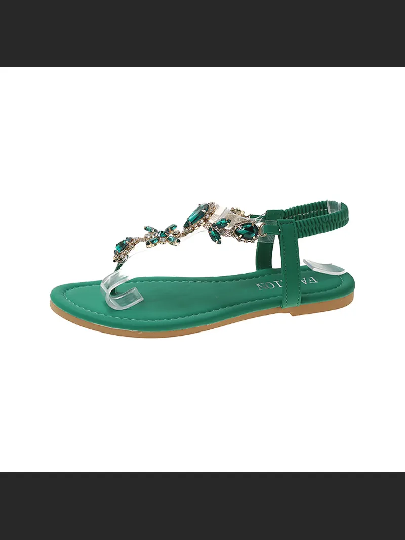 Summer New Large Size Toe-Strap Beach Sandals
