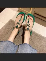 Summer New Large Size Toe-Strap Beach Sandals