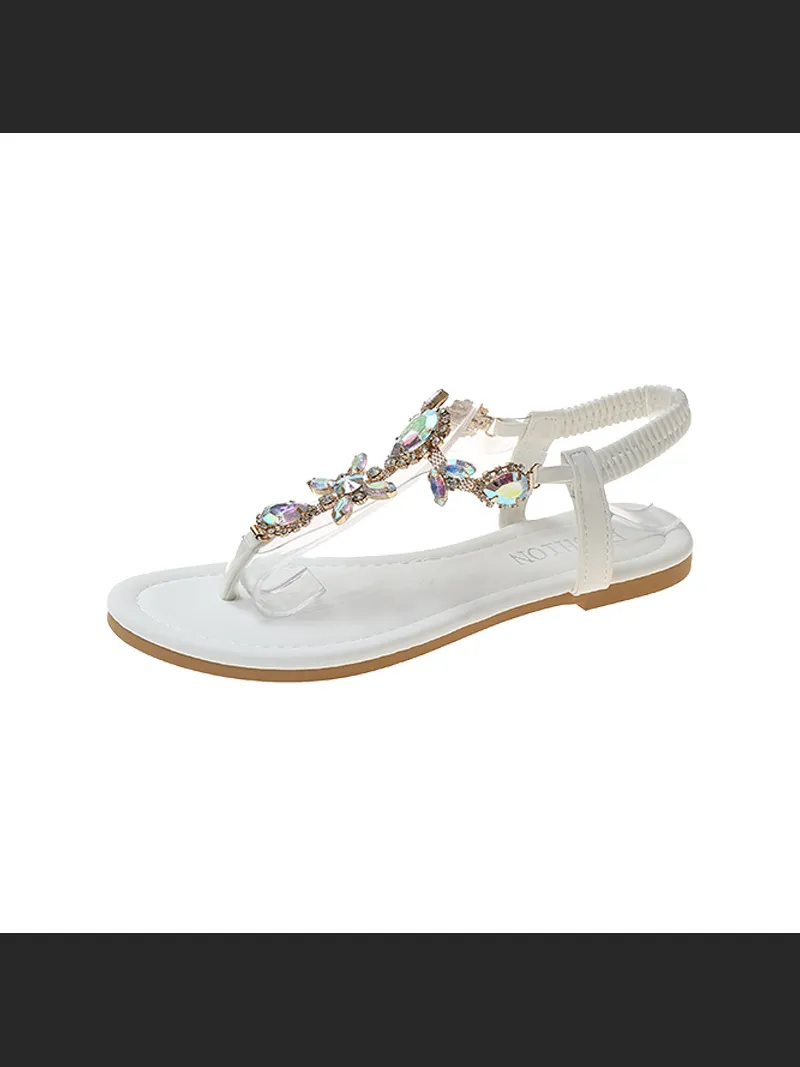 Summer New Large Size Toe-Strap Beach Sandals