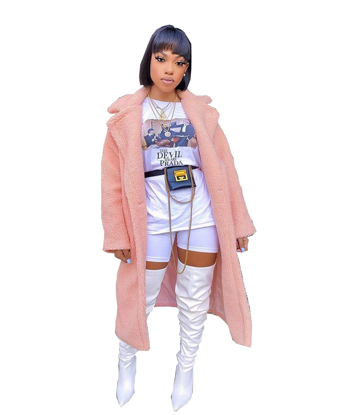 Winter New Thick Plush Coat Jacket