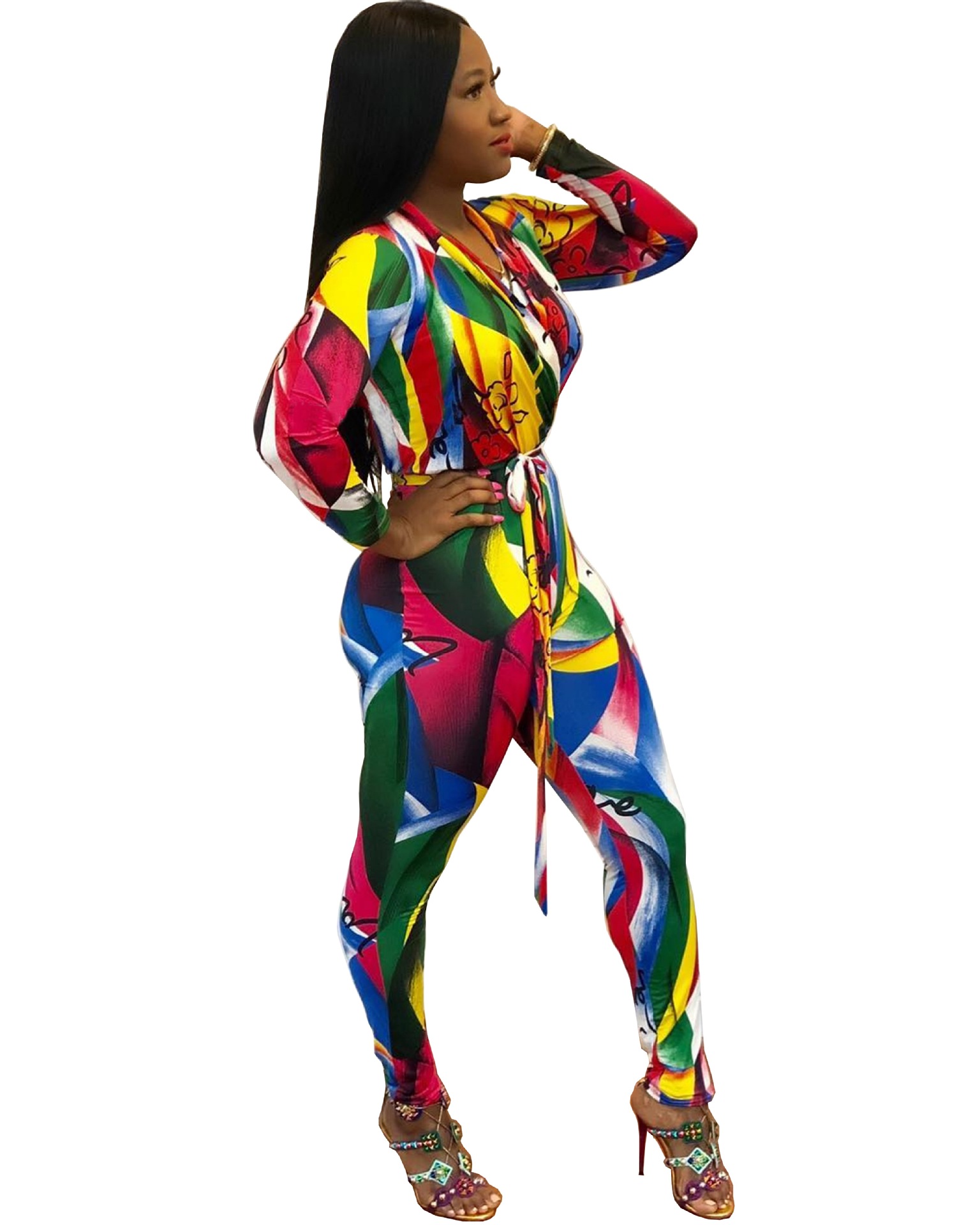 Women'S Digital Printed Jumpsuit