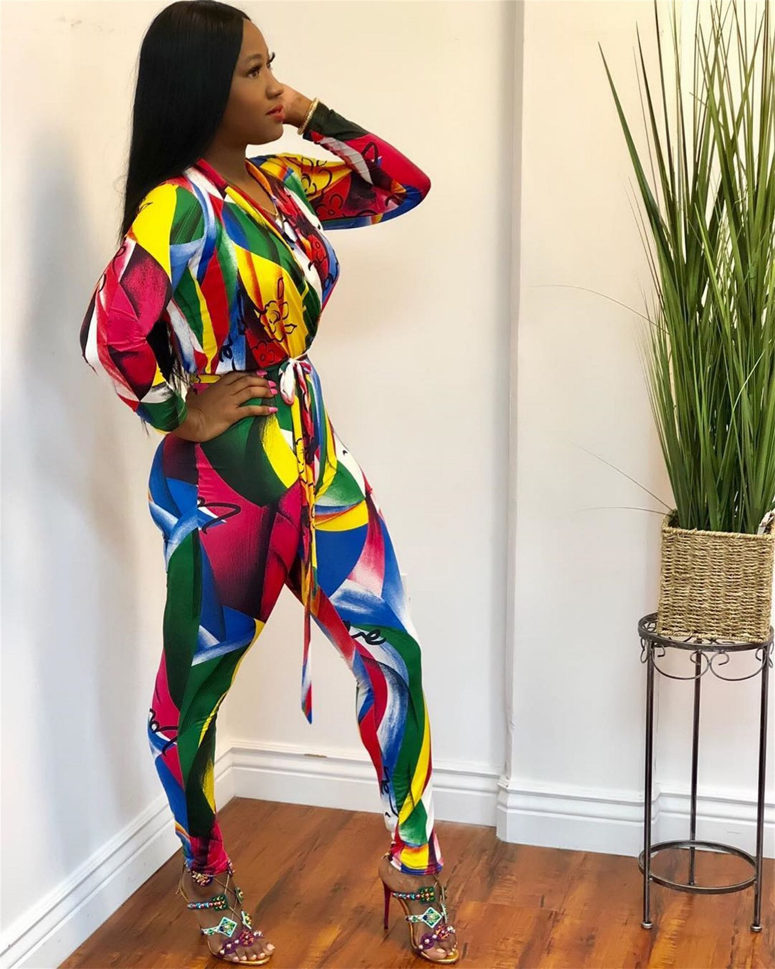 Women'S Digital Printed Jumpsuit