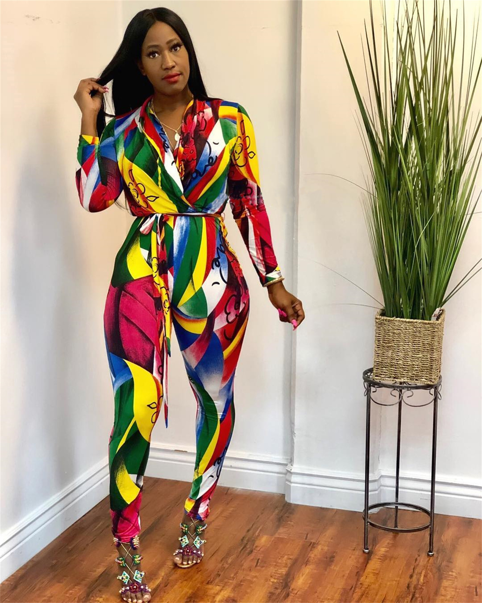 Women'S Digital Printed Jumpsuit