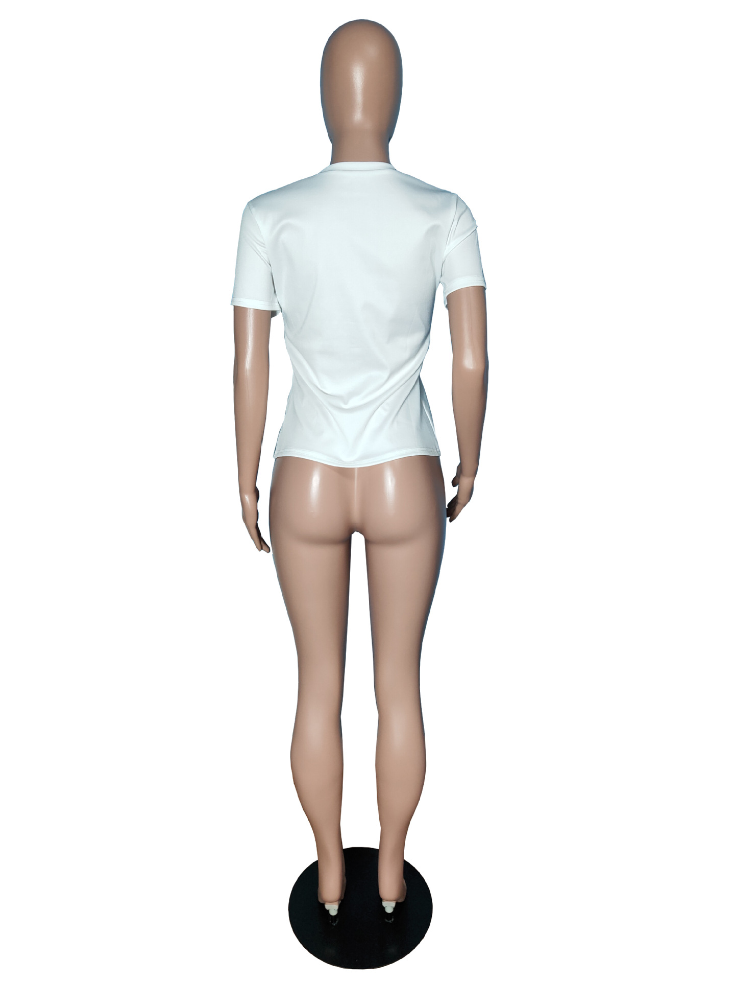 Fashionable Summer Casual Short Sleeved Printed T-Shirt