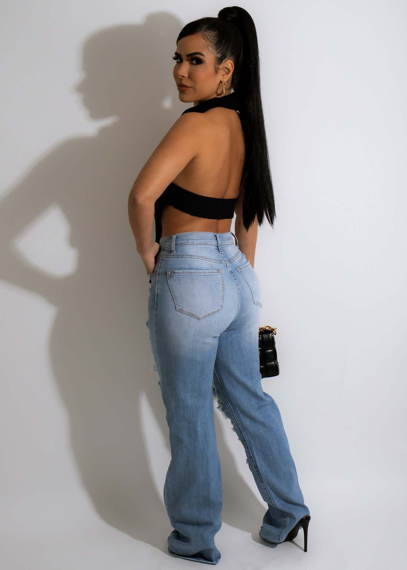 Summer Fashion Hanging Neck Irregular Cotton Top