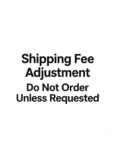 Shipping Fee Adjustment  01