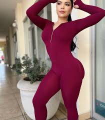 Autumn And Winter Zipper Sleeve Pleated Hem Solid Color Jumpsuit review Olivia Davis