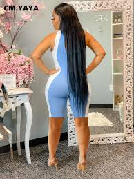 New Spring And Summer Patchwork Slim Jumpsuit review Rachel Thompson