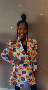 Love Letter Printed Shirt Suit Jacket review Rachel Bennett