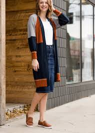 Fashionable And Minimalist Spliced Long Cashmere Cardigan review Rachel Bennett