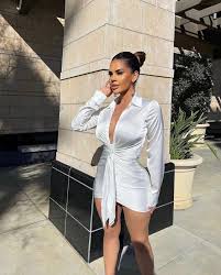 Sexy Nightclub Deep V Low-Cut Dress review Emily Roberts