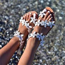 Flat Sandals Open-Toe Beach Slides Large Size Roman Sandals review Amy Johnson