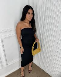 Summer Solid - Color Chest - Hugging Tight - Fit Slit Dress review Emily Roberts