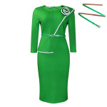 Spring New Fashion Elegant OL Tongle Pencil Skirt Hip Dress