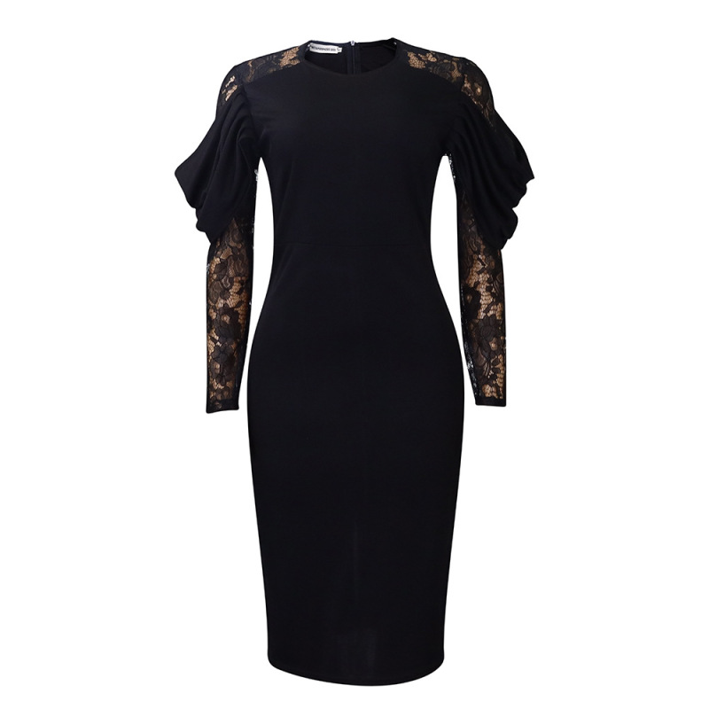 Lace Stitching Slim Sexy OL Dress