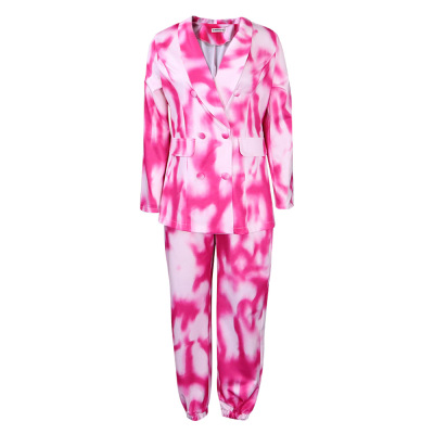 Fashionable Commuter Printed Professional Suit 01