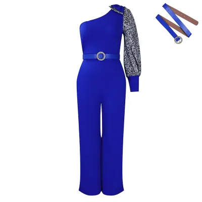 Off-Shoulder Sexy Waist Wide-Leg Jumpsuit 01