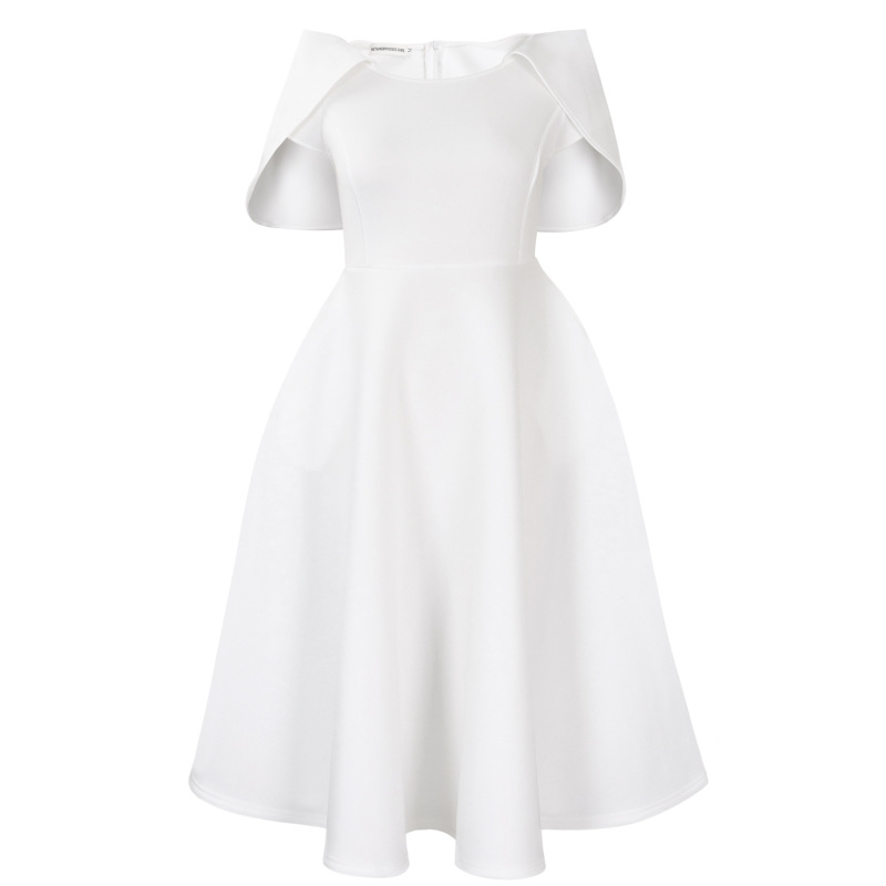 Celebrity Banquet Party Big Swing Dress Cape Dress