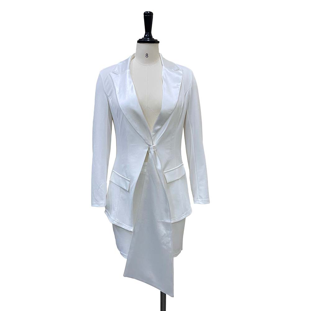 Commuter Suit Jacket And Skirt Two-Piece Suit