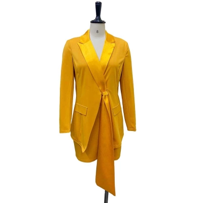 Commuter Suit Jacket And Skirt Two-Piece Suit 02
