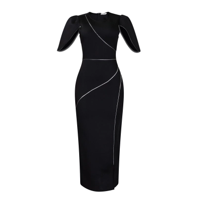 Elegant Banquet Dress Long Skirt Dress 02