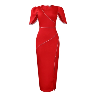 Elegant Banquet Dress Long Skirt Dress 01