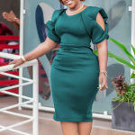 Hip-Hugging Fashionable Design Tight Dress
