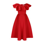 Summer Fashion Temperament Ruffled Big Skirt Banquet Dress