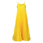 Suspender Pleated Sexy Fashion A-line Long Skirt Dress