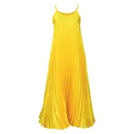 Suspender Pleated Sexy Fashion A-line Long Skirt Dress