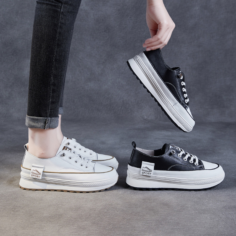 Height-Raised Platform Bottom Cookie Shoes Sports Casual Sneakers