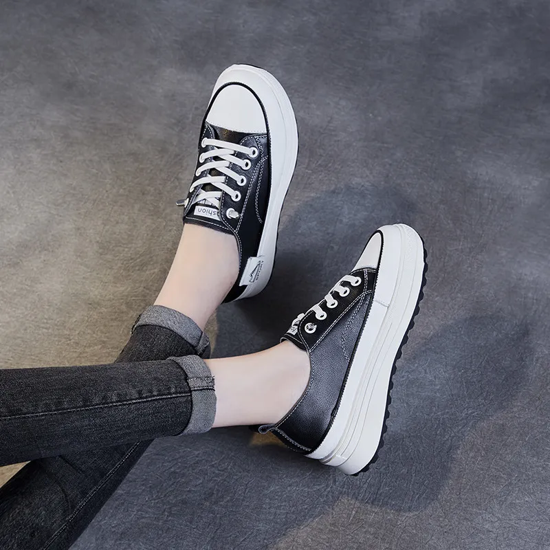 Height-Raised Platform Bottom Cookie Shoes Sports Casual Sneakers