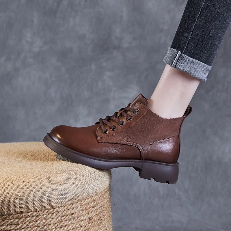 New British Leather Doc Martens for Women