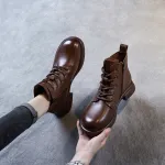 New Vintage British Booties with Chunky Soles