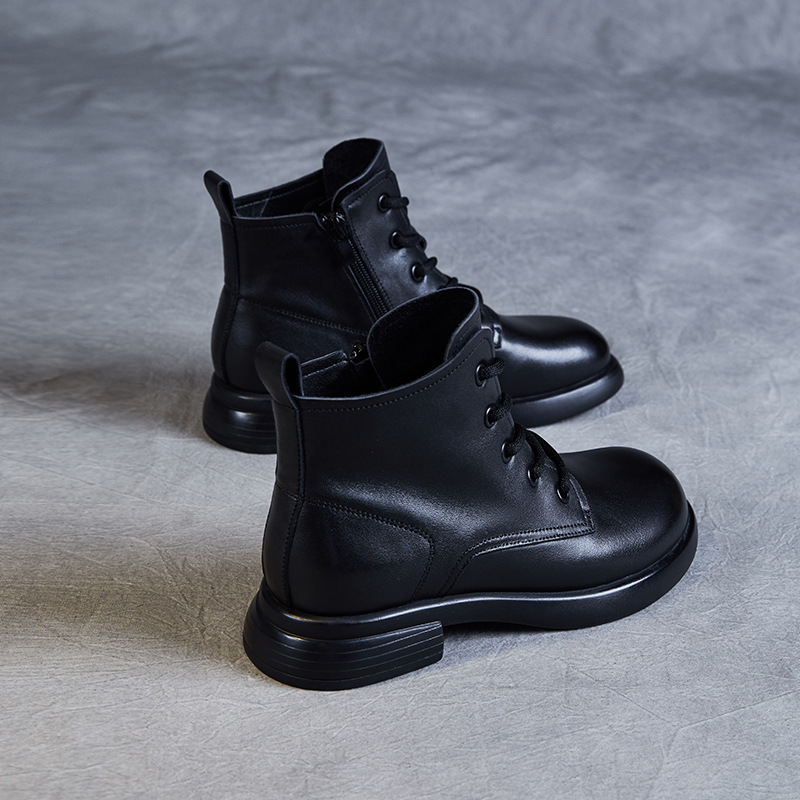 New Vintage British Booties with Chunky Soles