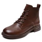 New Vintage British Booties with Chunky Soles