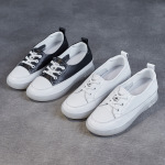 Shallow Mouth Cowhide Thin Breathable Soft Flat Shoes